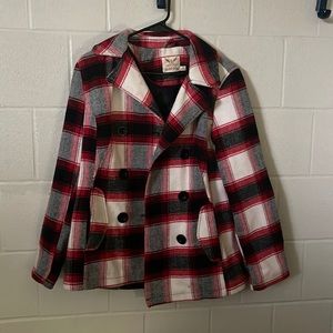 Faded glory plaid jacket